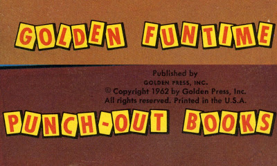 Golden Funtime Punch-Out Books. Golden Press, 1962.