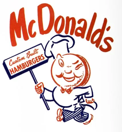 Designer uncredited, McDonald's Custom Built Hamburgers , design for paper cup, 1957 (?)