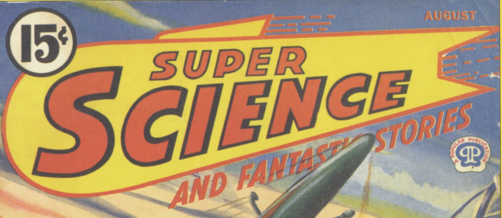 Designer unknown, Super Science wordmark, A Popular Publication, 1943