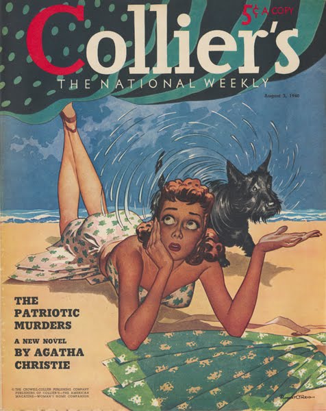 Robert O. Reid, cover illustration, Collier's , August 3, 1940