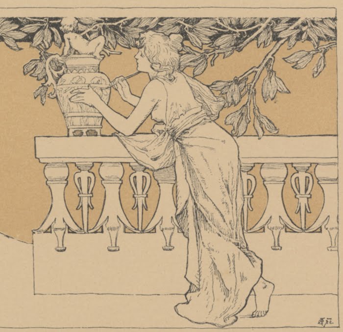 Karel Spillar, detail from Music, Poetry, Painting .
