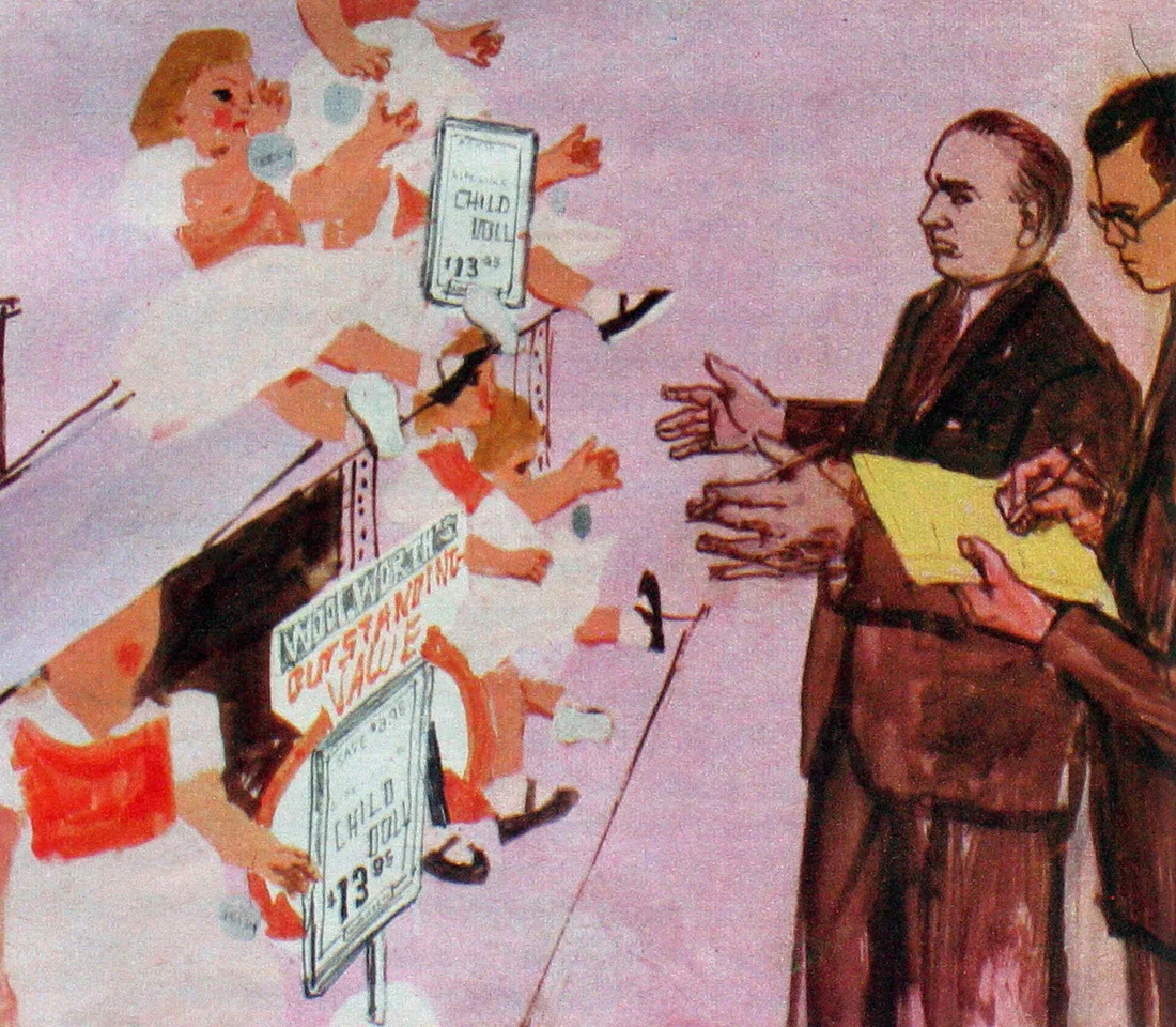 Robert Weaver, suite of images from What's Come Over Old Woolworth?, Fortune Magazine, January 1969