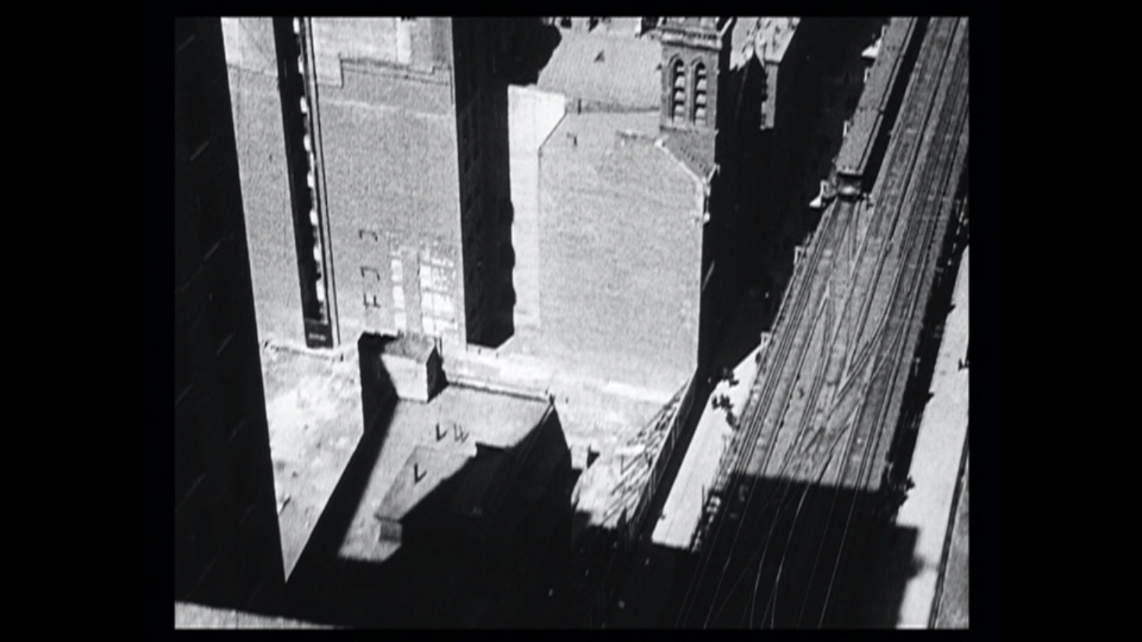 Still from Manhatta . (Doesn't this look exactly like a Sheeler painting?)