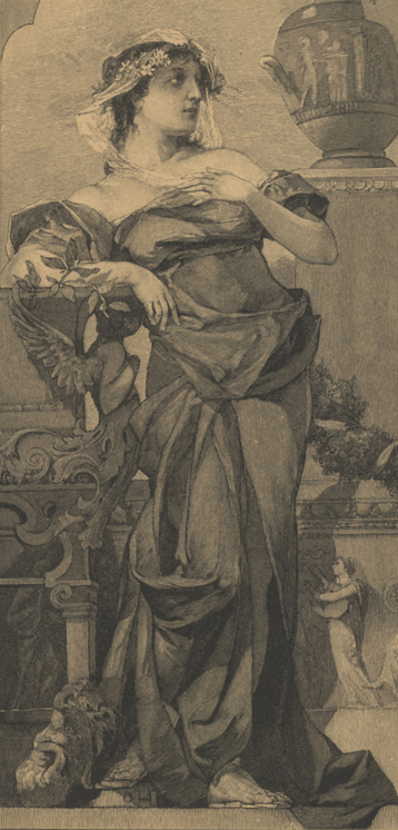 Elegance is possible, too. From Gerlach's Allegories , 1900.