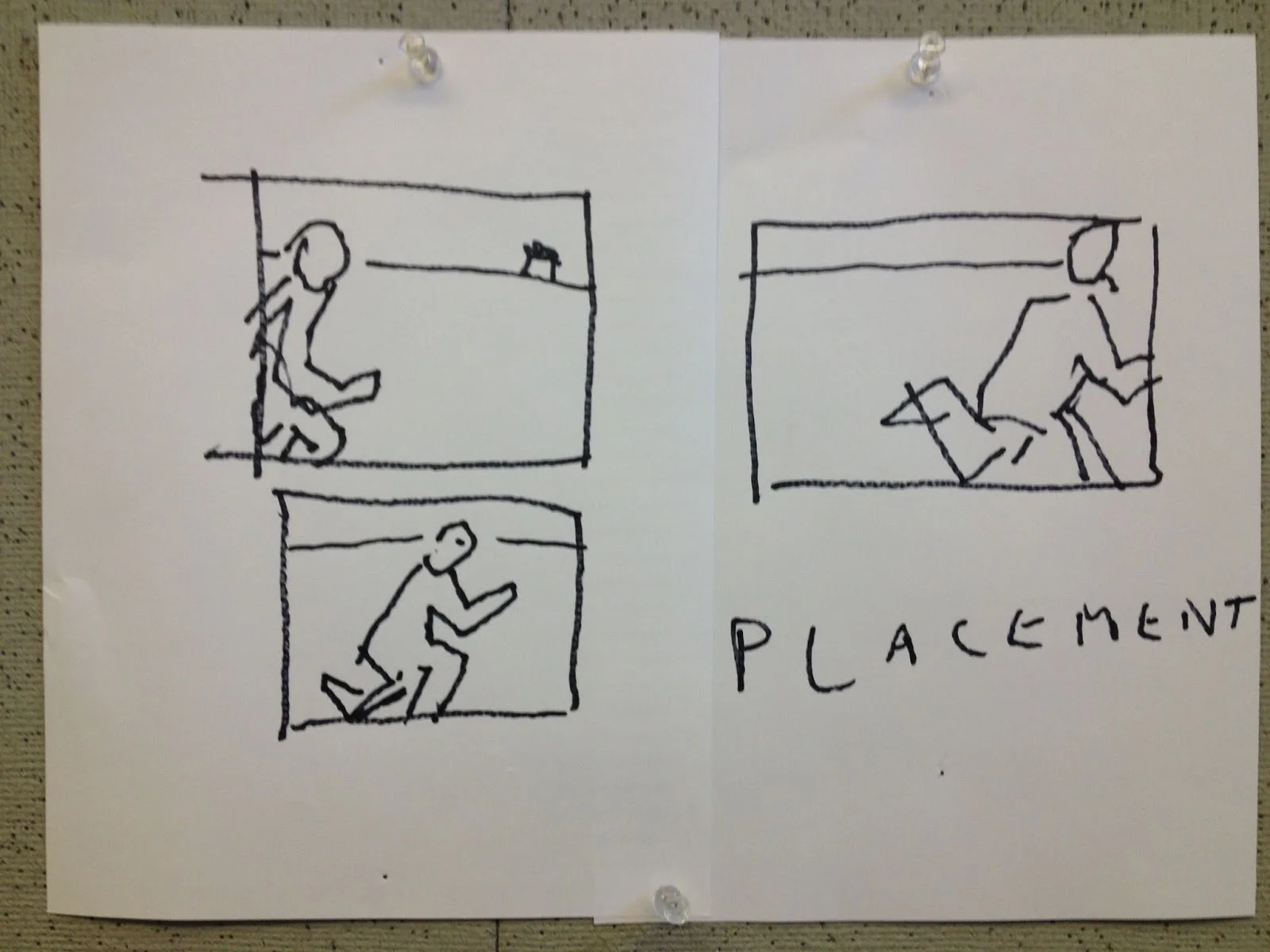 The position of things–even important things–does not have to be central every time! 