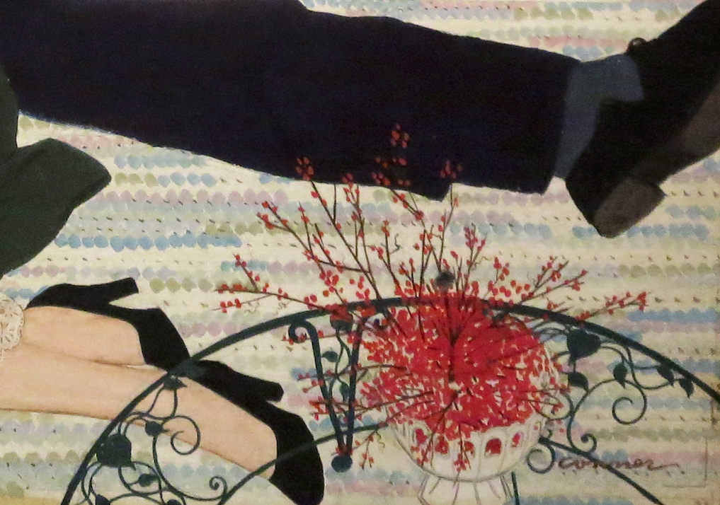 Mac Conner, illustration detail, “The Other Father.” 1949.