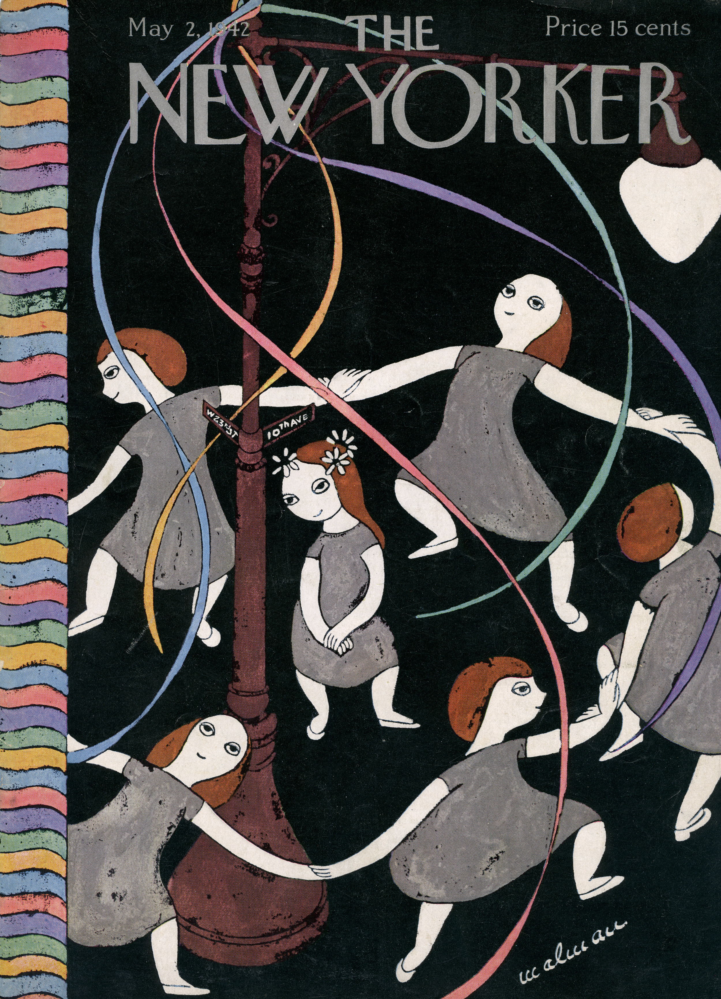Christina Malman, Cover Illustration for The New Yorker. May 1942.