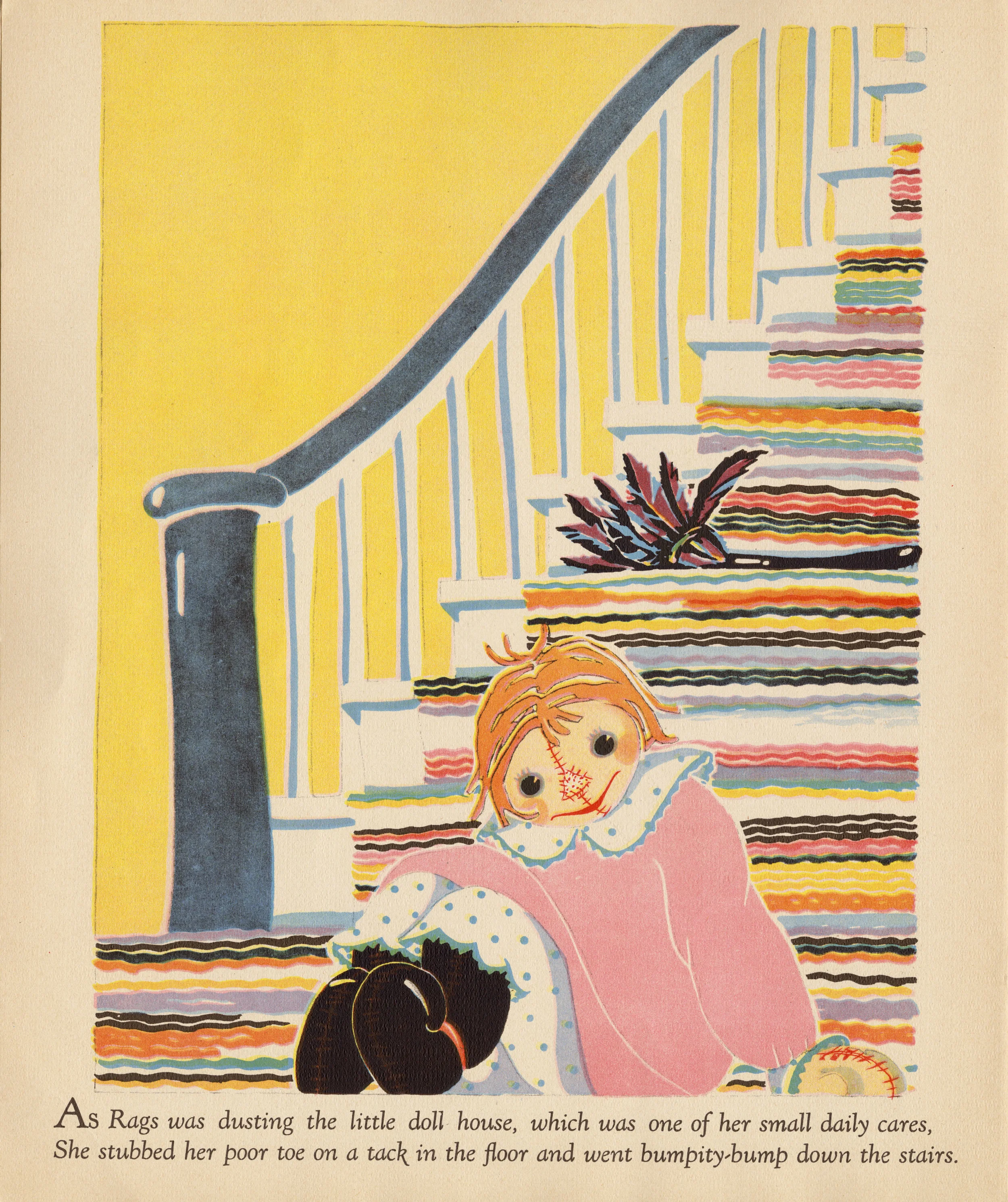 Fern Bisel Peat, Rags. Published by Saalfield Publishing Company in 1929. 