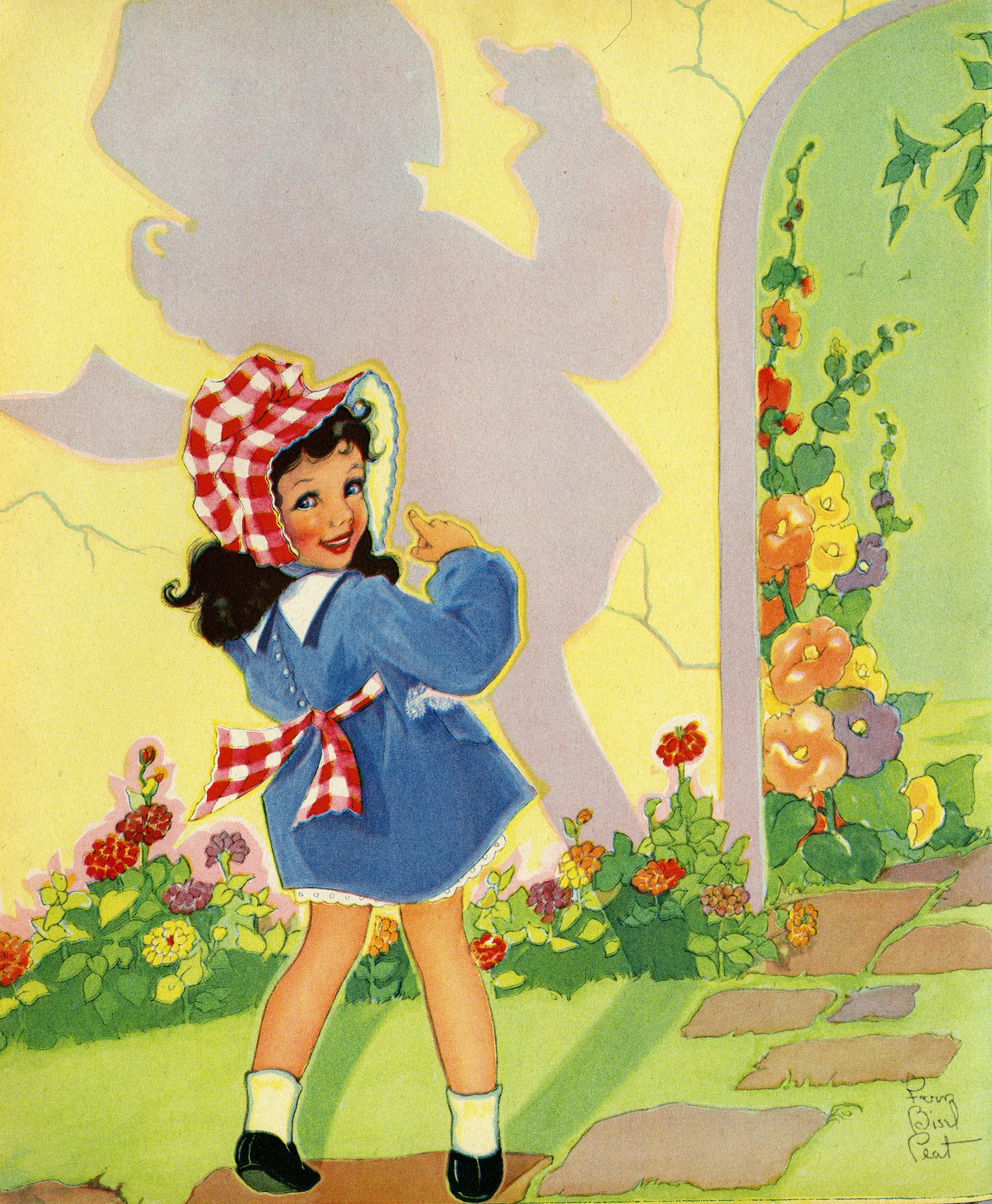 Fern Bisel Peat, Child's Garden of Verses by Robert Louis Stevenson . Published by Saalfield Publishing Company in 1940. 