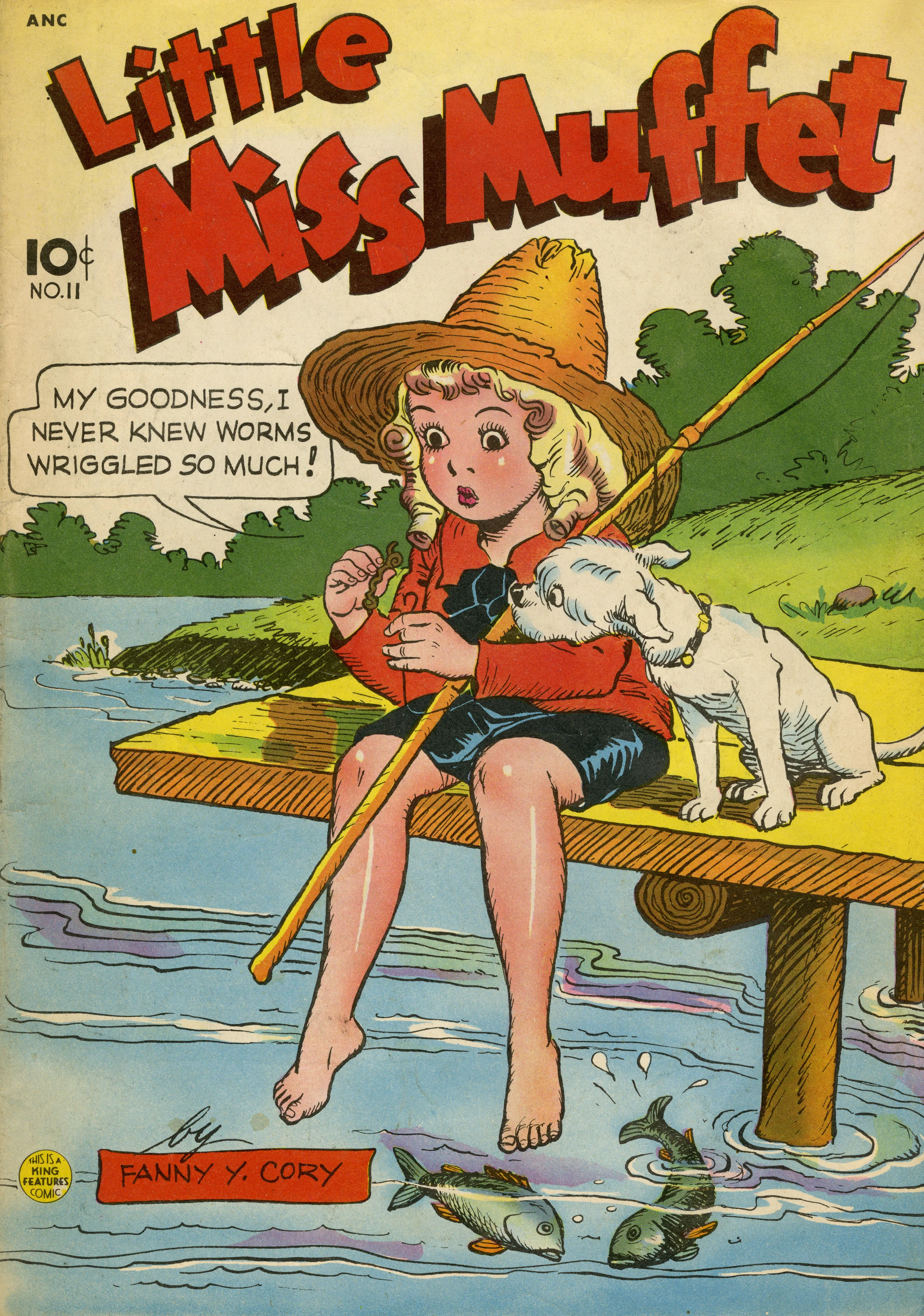 Fanny Cory, "Little Miss Muffet" No. 11. Magazine published quarterly by Best Books, Inc. Copyright 1937, 1938, 1948 by King Features Syndicate, Inc. December 1948.