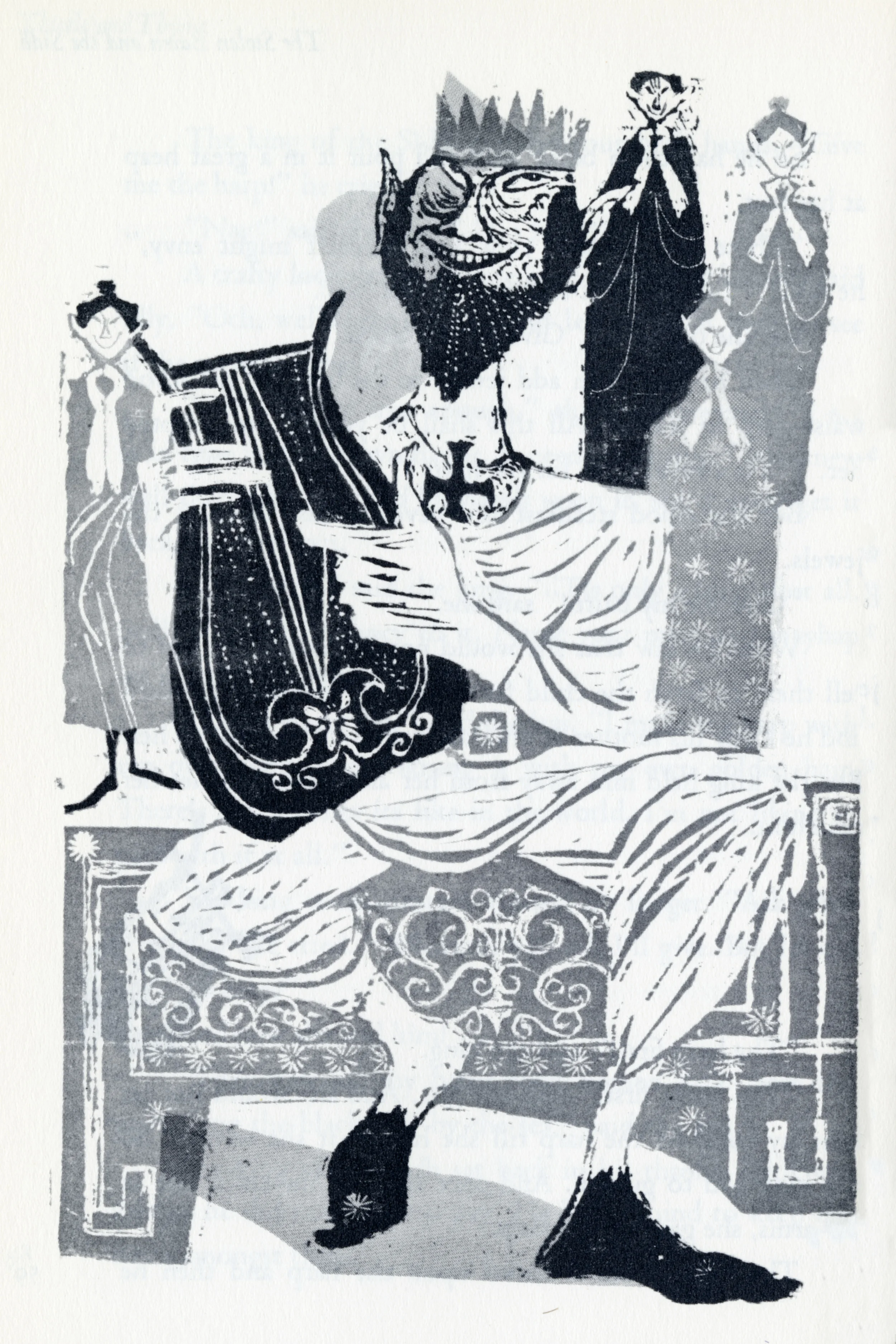 Evaline Ness, illustration from Thistle and Thyme: Tales and Legends from Scotland . Written by Nic Leodhas. Published by Holt, Rinehart and Winston in 1962.