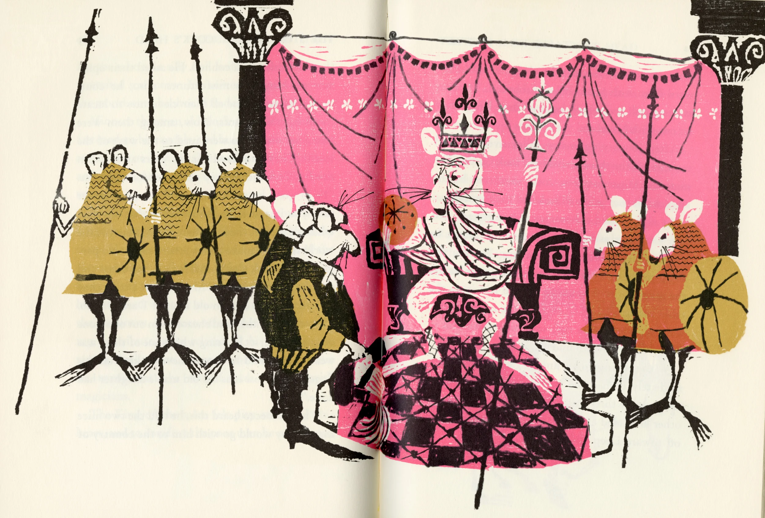 Evaline Ness, spread from Favorite Fairy Tales Told in Italy . 1965