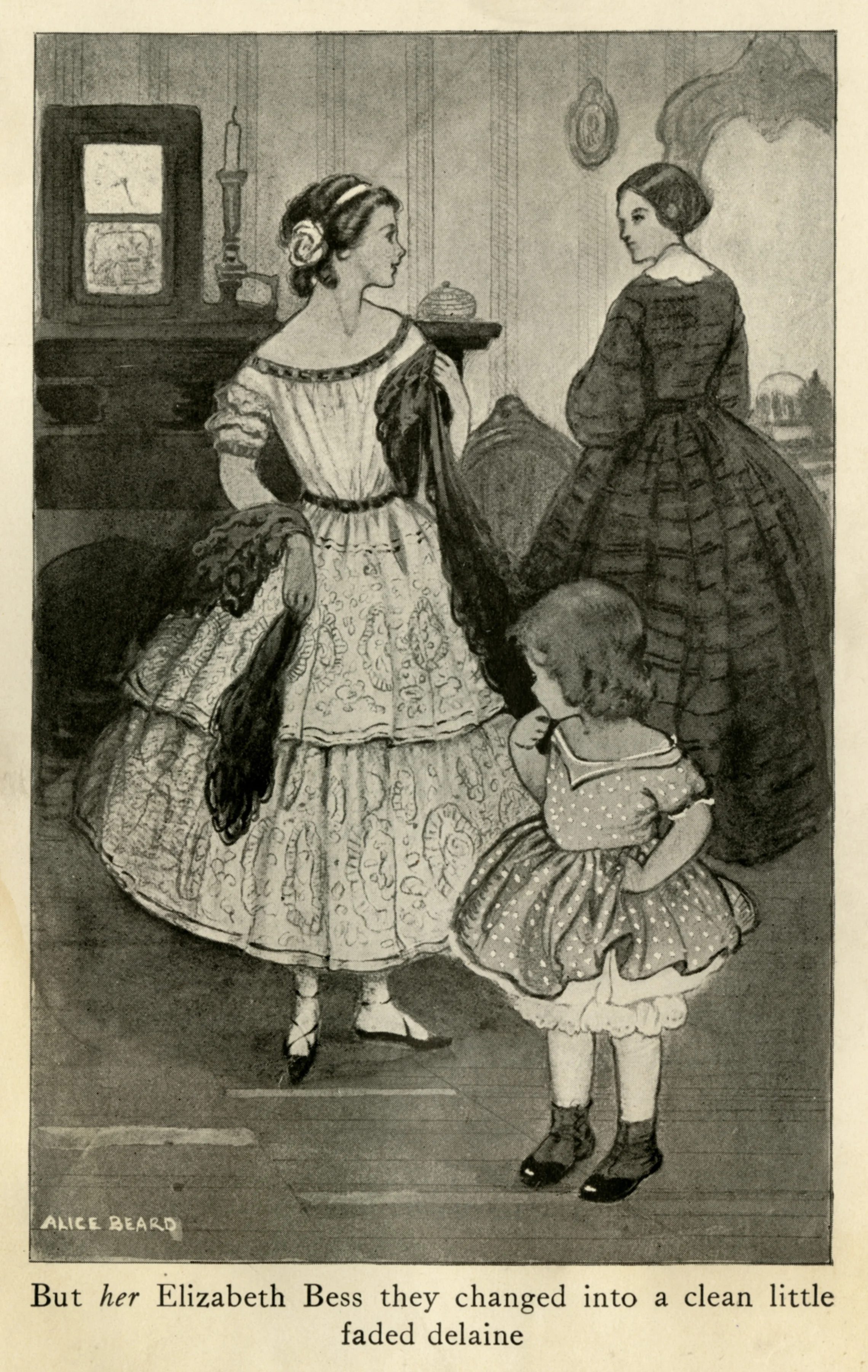 Alice Beard, illustration from Elizabeth Bess. 1917.