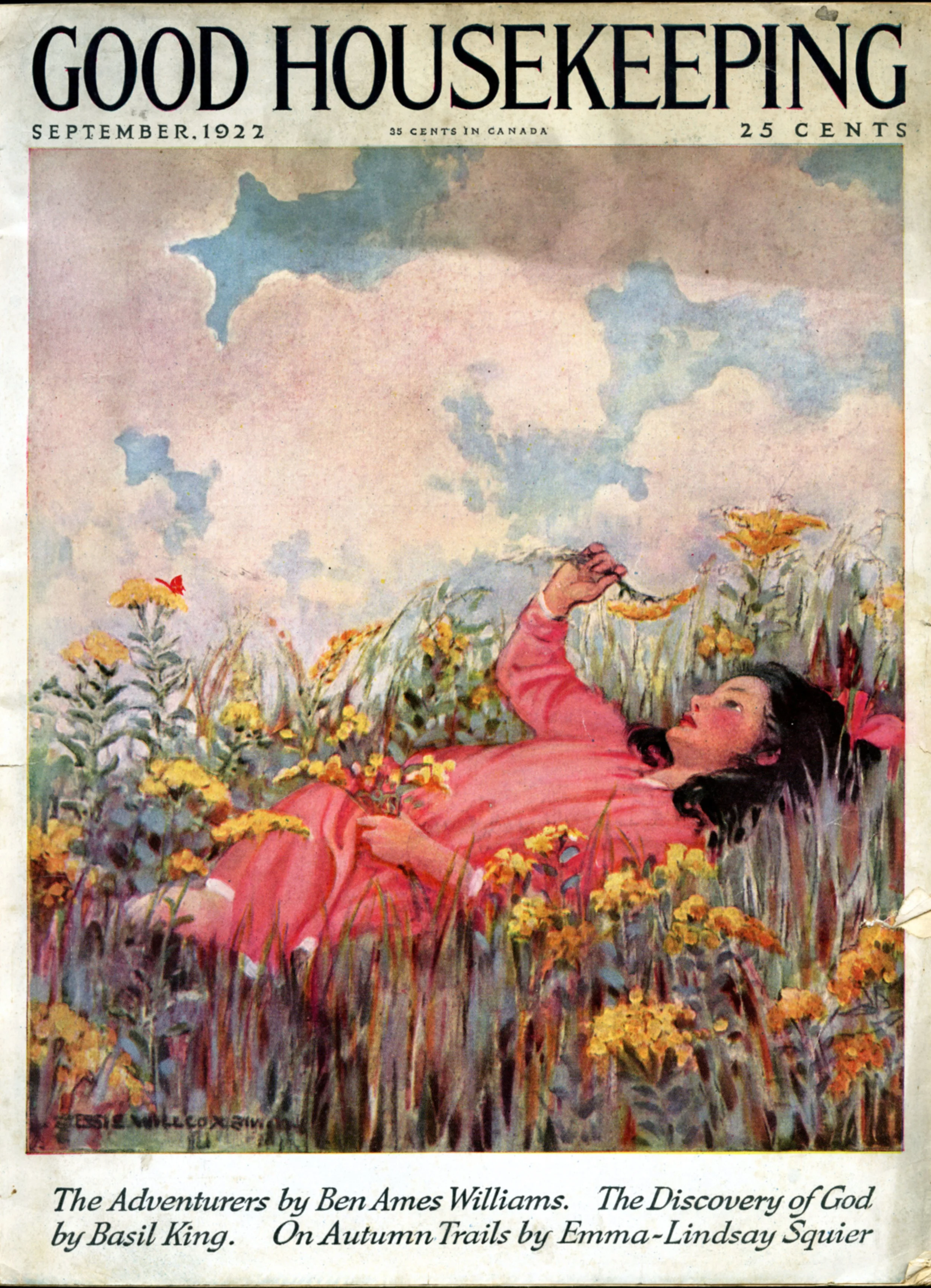 Jessie Wilcox Smith, cover for Good Housekeeping Magazine. September 1922.