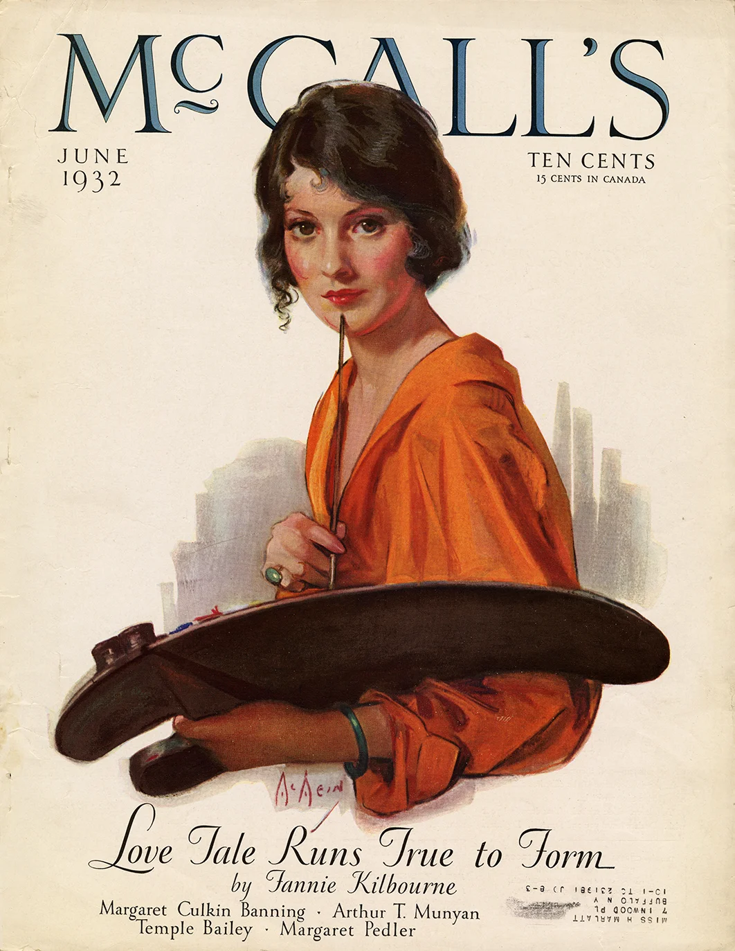 Neysa McMein, Cover Illustration for McCall's . June 1932.