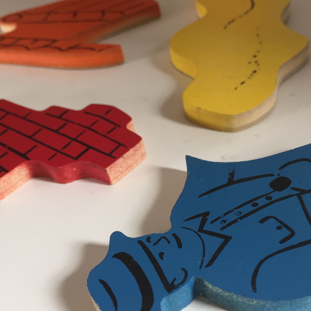 Painted Wooden Modernism