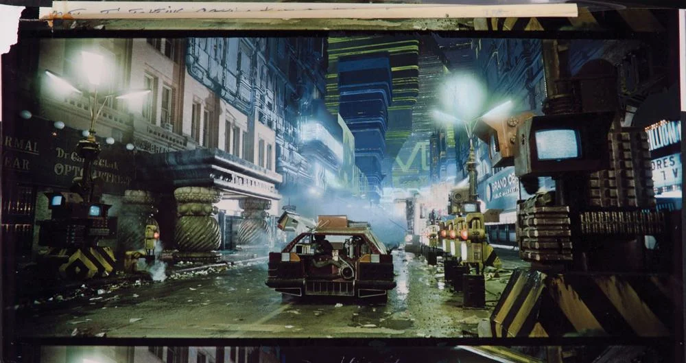 Painting credit unavailable, matte painting for Blade Runner (1982). Directed by Ridley Scott. 