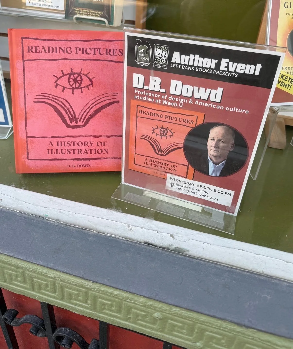 First sighting of my book in the wild, at  @leftbankbooks in St. Louis. Doing a talk and signing there a week from tomorrow, 4/15 @princetonupress