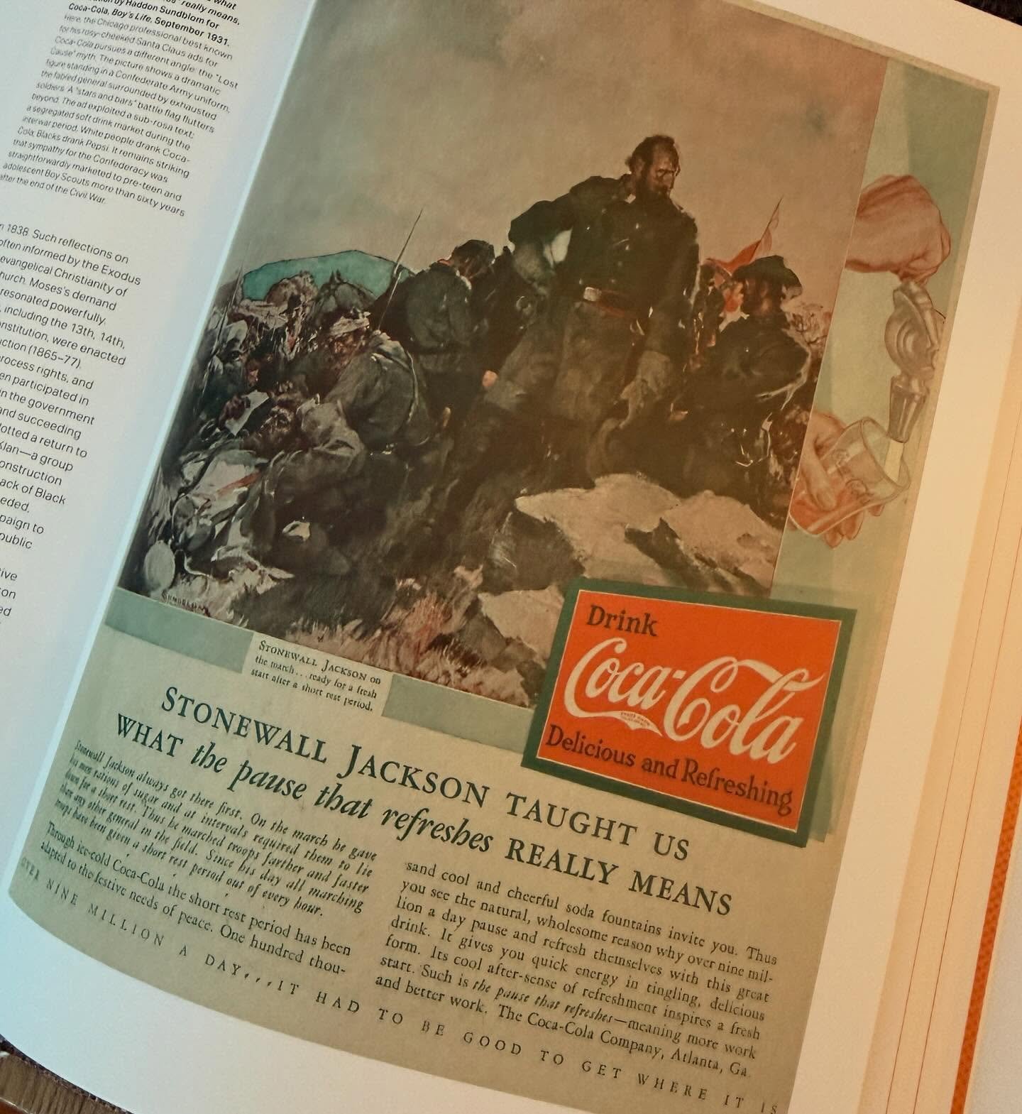Haddon Sundblom is remembered as the illustrator who refurbished Father Christmas into Santa Claus with rosy cheeks to sell Coca-Cola, and for his pin up girls. A skilled paint handler, his work is typically reproduced to highlight his bravura style.