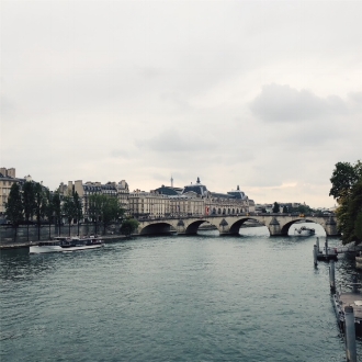 Crossing over the Seine. How could this ever get old?