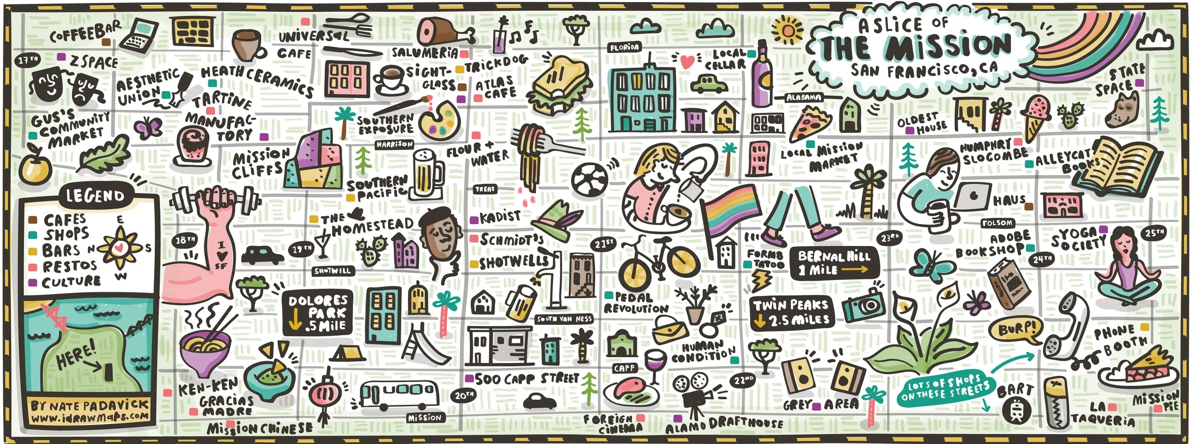 Mission San Francisco Map