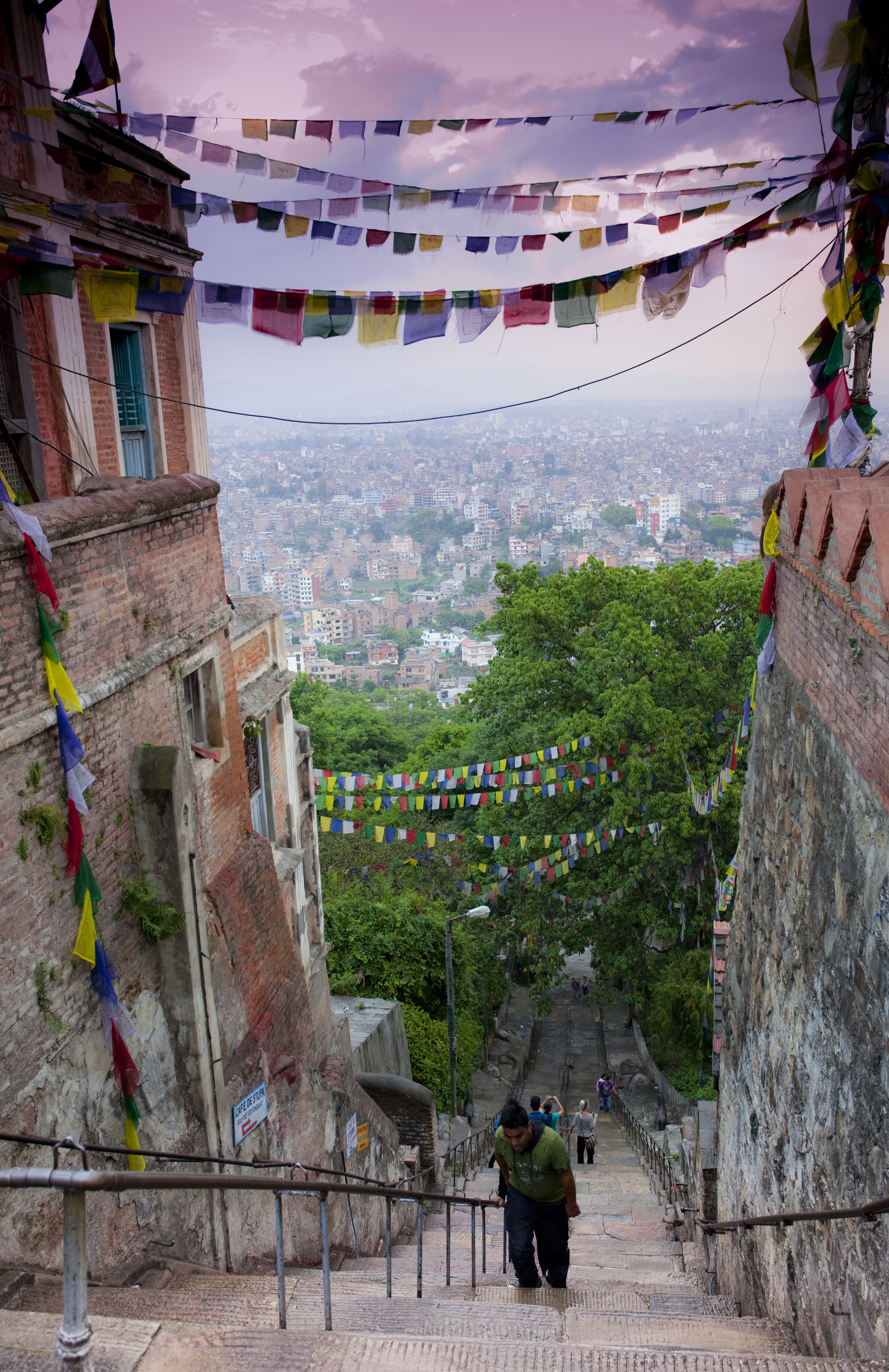 The Steps to Monkey Temple