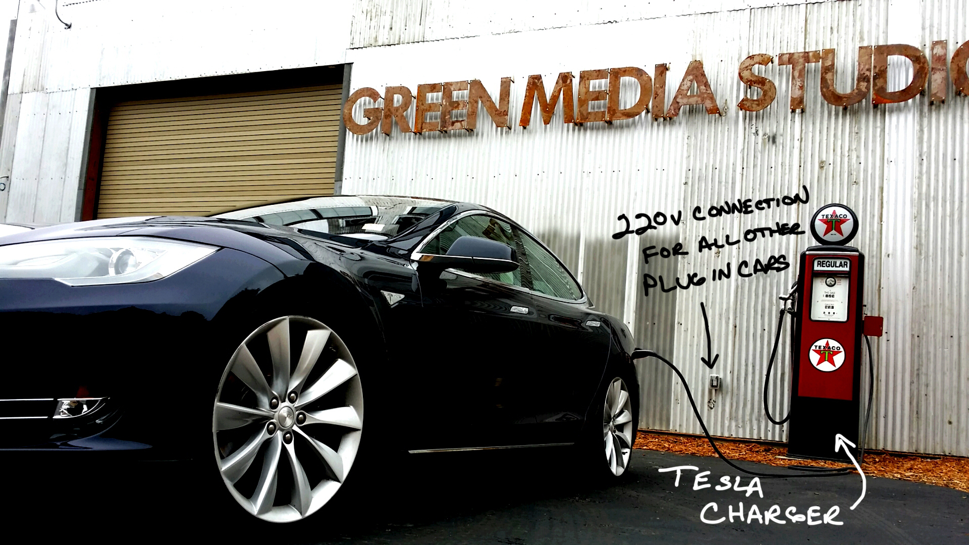 Bring your Tesla or other plug in electric vehicle to the shoot, and know that you will leave with a full charge on the sun!