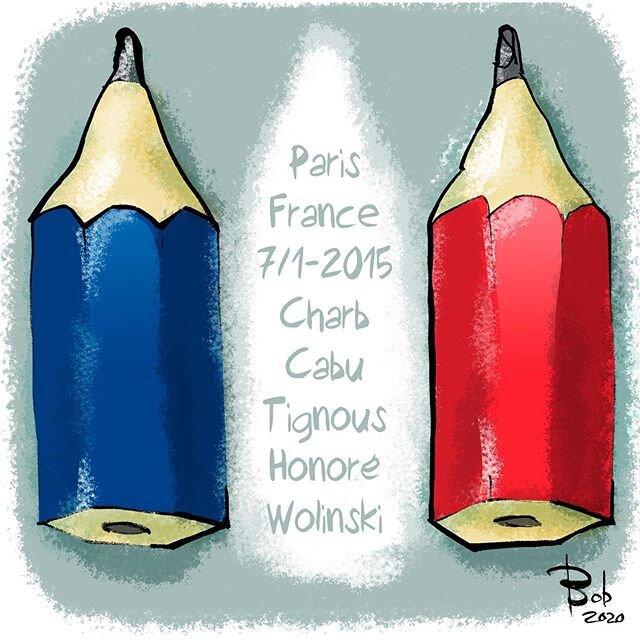 HOMAGE #charliehebdo #cartoon #drawing #tributetocharliehebdo