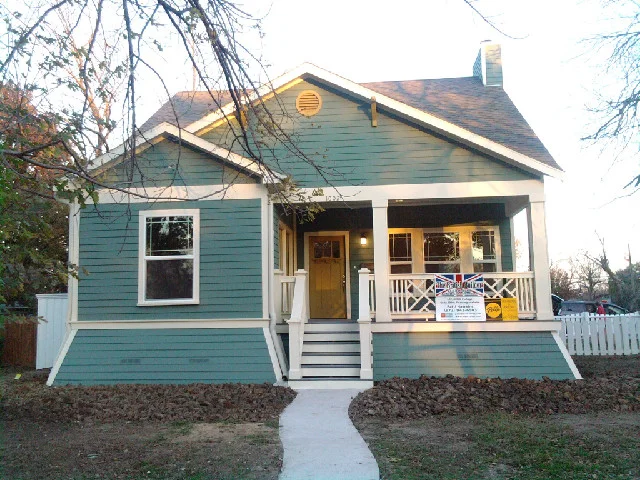 After, exterior.