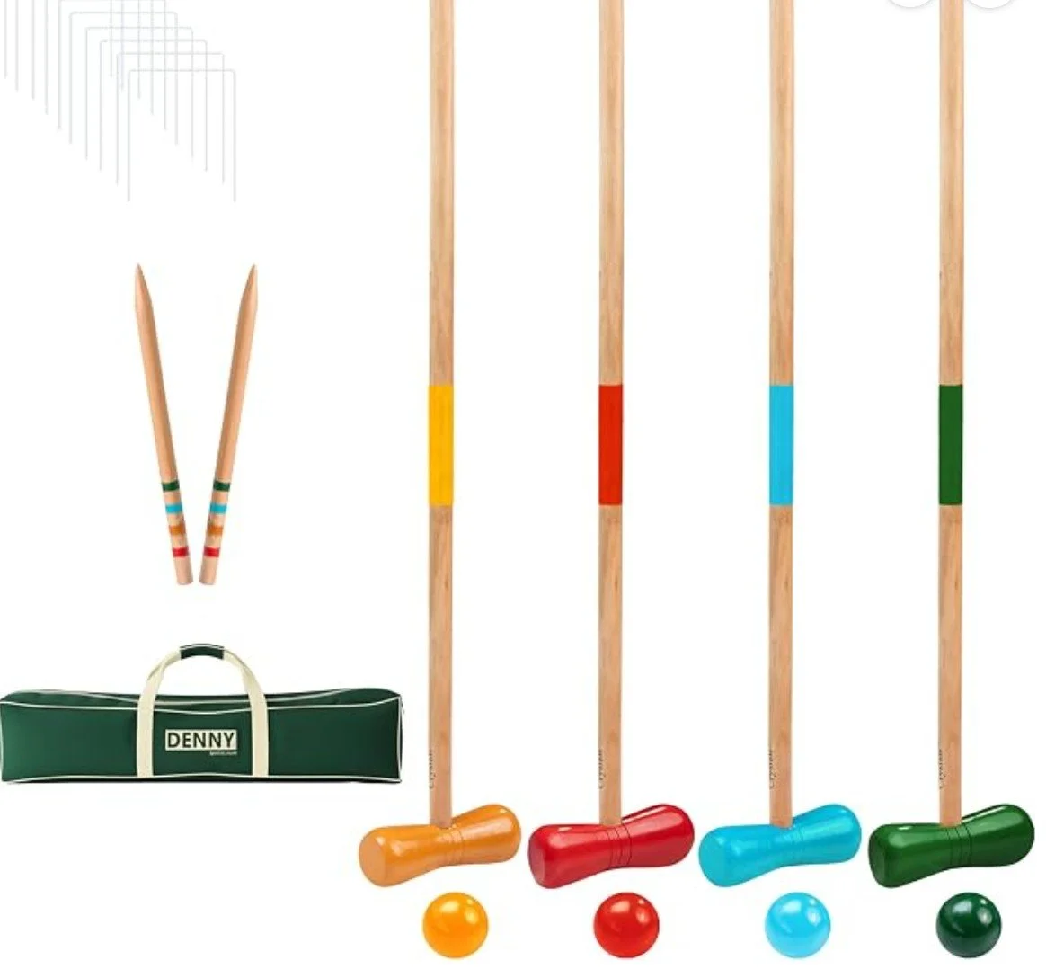 Croquet Garden Mallet & Balls Lawn Game .jpg