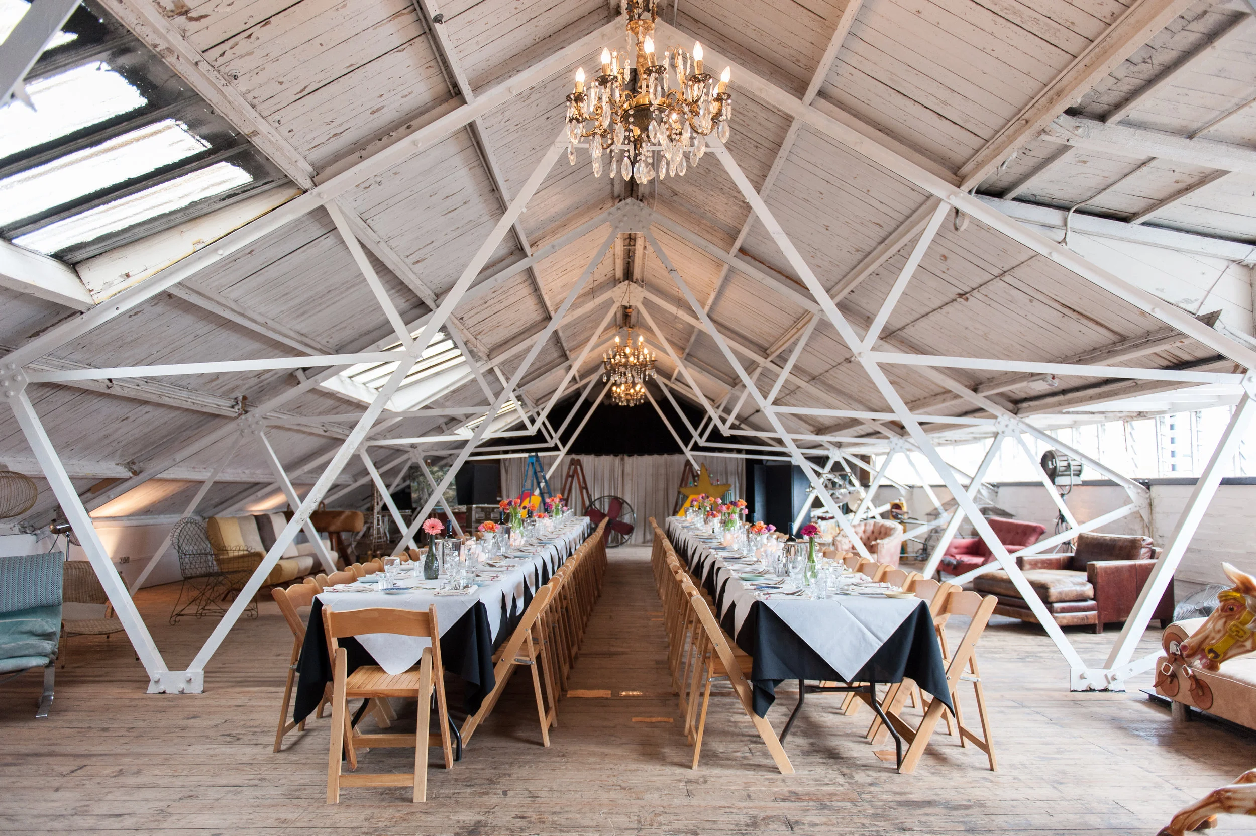 East London Wedding, Dalston Warehouse Wedding, Industrial Chic Wedding Venue, Dry Hire Venue, Exposed Brickworks, Venue with props, Converted Warehouse Venue, Cool venue, Quirky venue, Warehouse Wedding Planner, London Wedding Planner, London Weddi