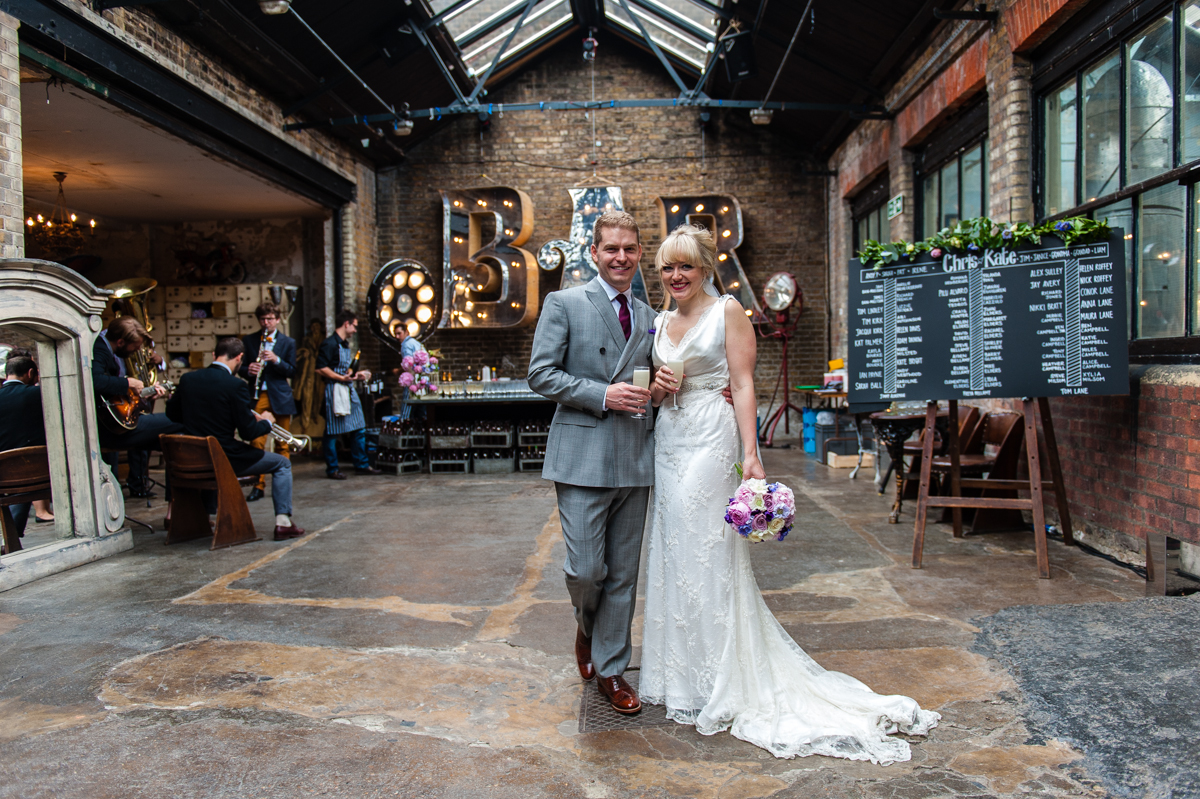 MC Motors, East London Wedding, Warehouse Wedding, Industrial Chic Venue, Dry Hire Venue, Exposed Brickworks, Props, Converted Warehouse Venue, Cool venue, Quirky, Wedding Planner Coordinator