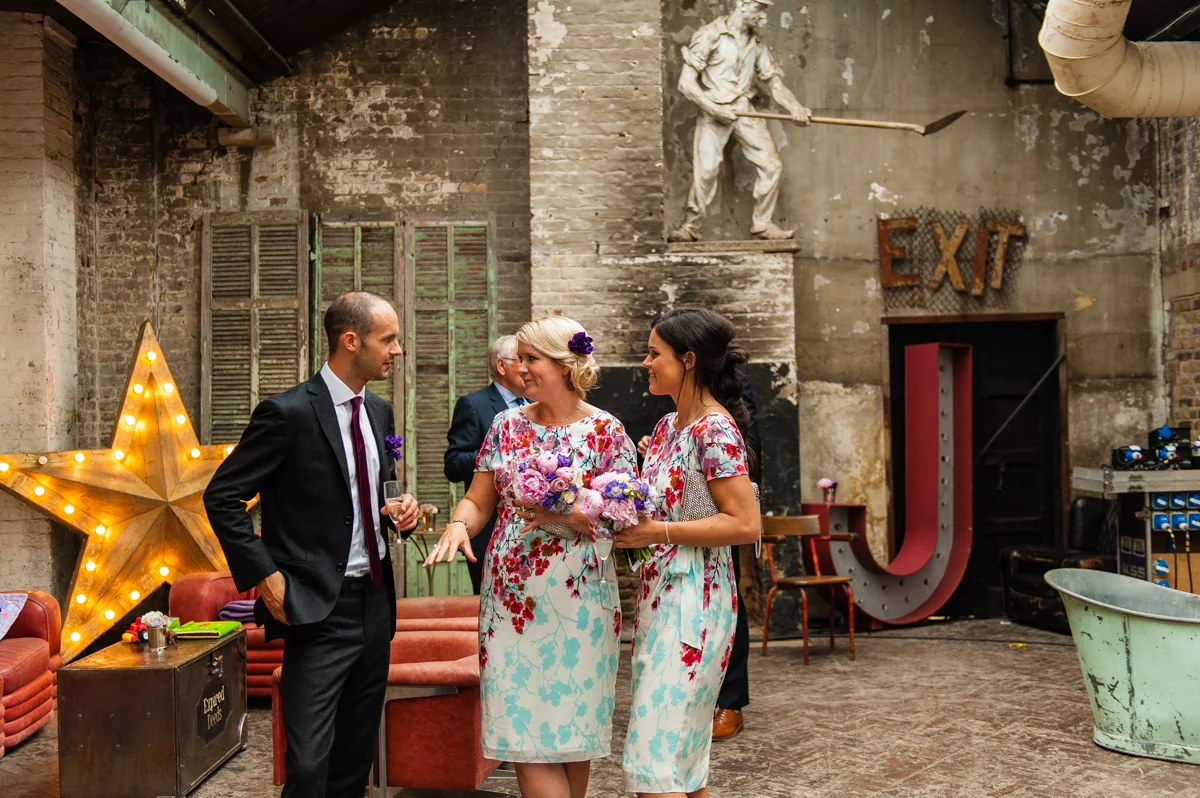  MC Motors Wedding, East London Wedding, Dalston Warehouse Wedding, Industrial Chic Wedding Venue, Dry Hire Venue, Exposed Brickworks, Venue with props, Converted Warehouse Venue, Cool venue, Quirky venue, Warehouse Wedding Planner, London Wedding Pl