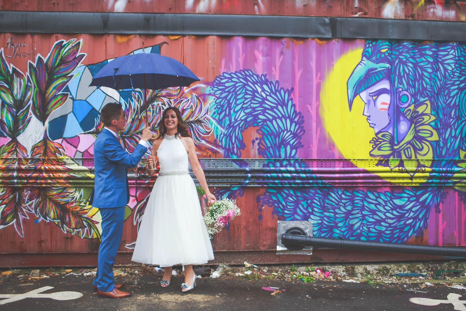 Quirky Venue, Non-traditional wedding planner, London Wedding coordination, Bespoke weddings, Brixton East 1871 Wedding, informal, Stylish wedding, Warehouse wedding, Dry hire venue 