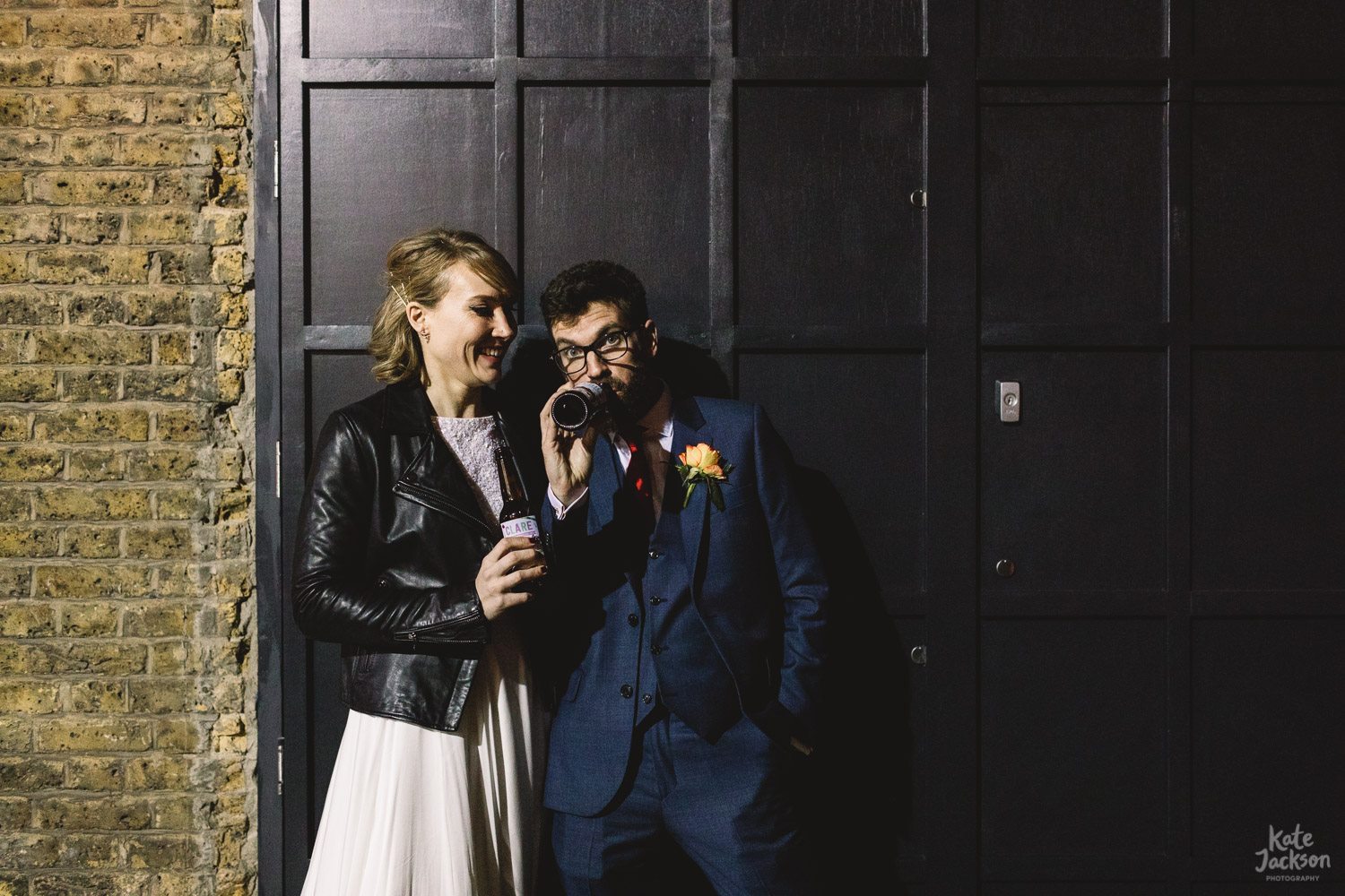 Quirky Venue, Non-traditional wedding event planner, London Wedding coordination, Bespoke weddings, East London Wedding, Pub Wedding, informal, Sparklers, Venue finding, Kate Jackson Photography