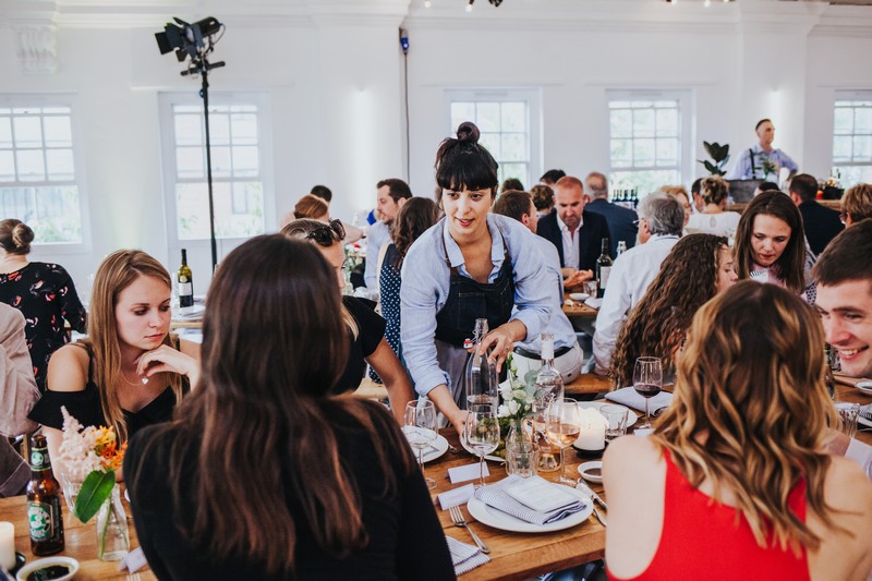 Quirky Venue, Non-traditional wedding planner, London Wedding coordination, Event Bar, Bespoke weddings, East London Wedding, Core Clapton, Foodie wedding, informal, Stylish, Dita Rosted Events 