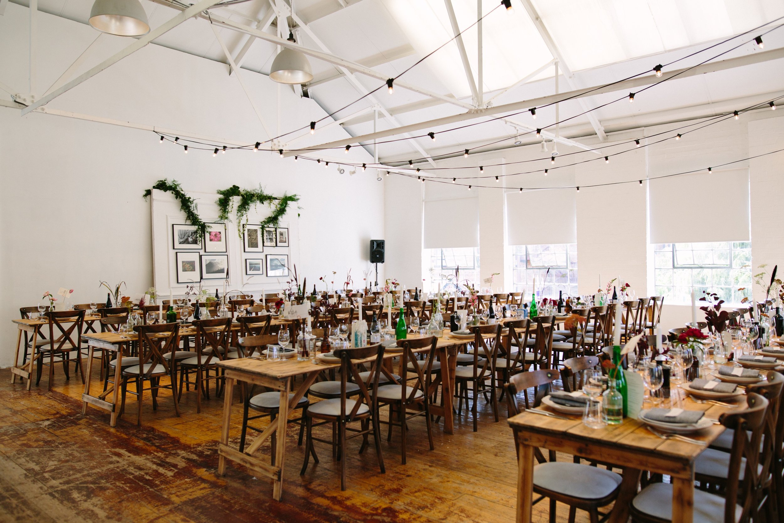 Warehouse Wedding Venue, Non-traditional wedding planner, London Wedding coordination, Event Bar, Bespoke weddings, Shoreditch Wedding, informal, Stylish, Event Planning, Dita Rosted Events 