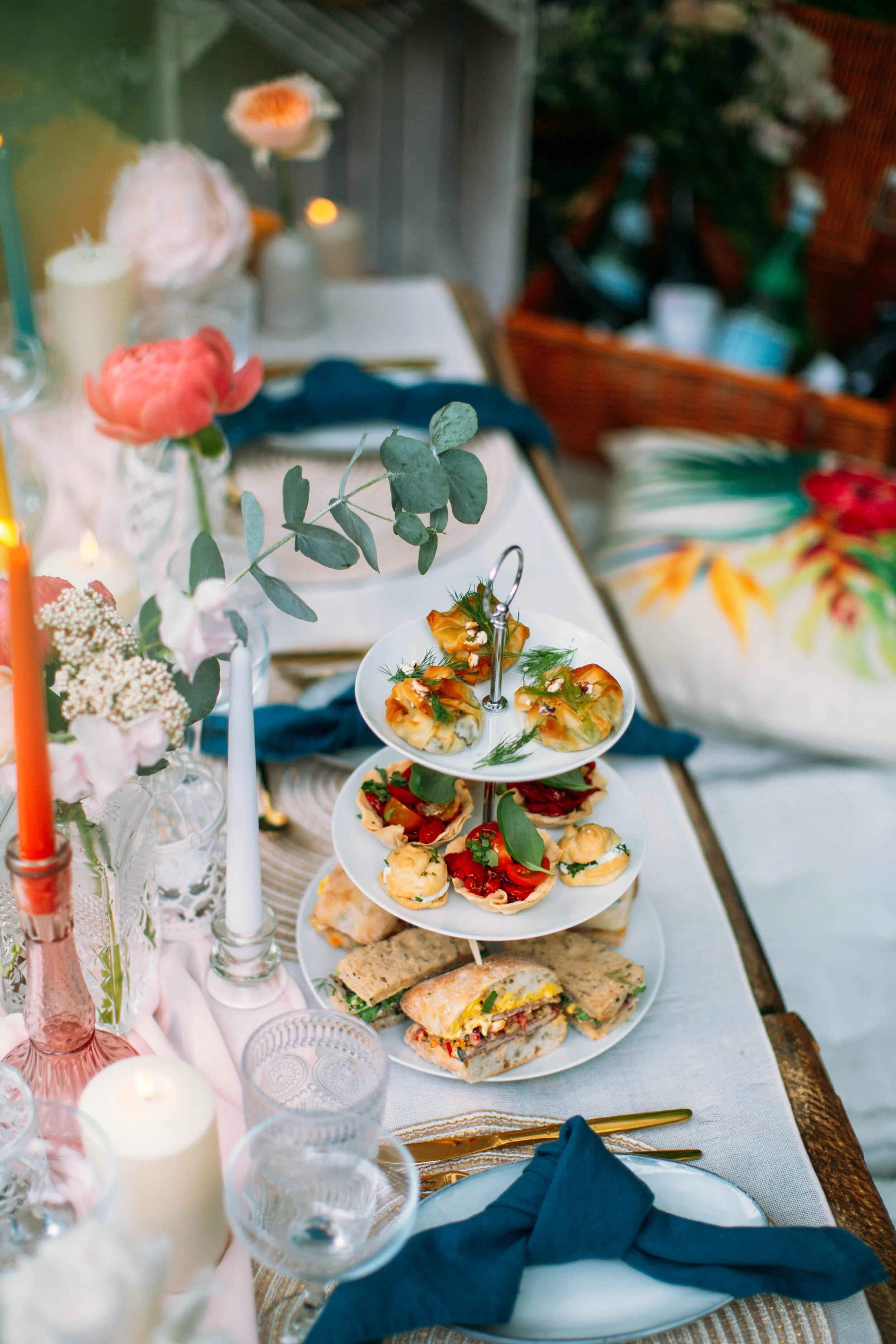 Dita+Rosted+Events+-+Boho+Micro+Wedding+Picnic+-+London+-+Parisian+Blue+Napkins+-+Sparking+Tea+Hamper+-+Stoneware+Plates+-+Gold+Cutlery+-+Long+Orange+Candles++-JessicaJillPhoto-11.jpg