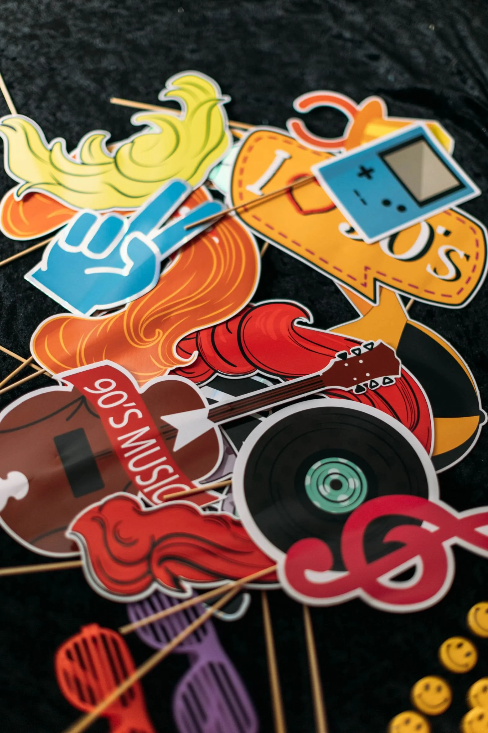 90's Party Props Photobooth Decor Fun Dita Rosted Events.jpg