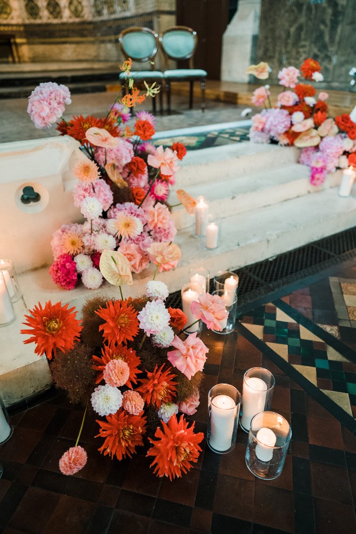 Ceremony Styling by Dita Rosted Events | Flowers By Sage Flowers | Aye Sharp Photography 