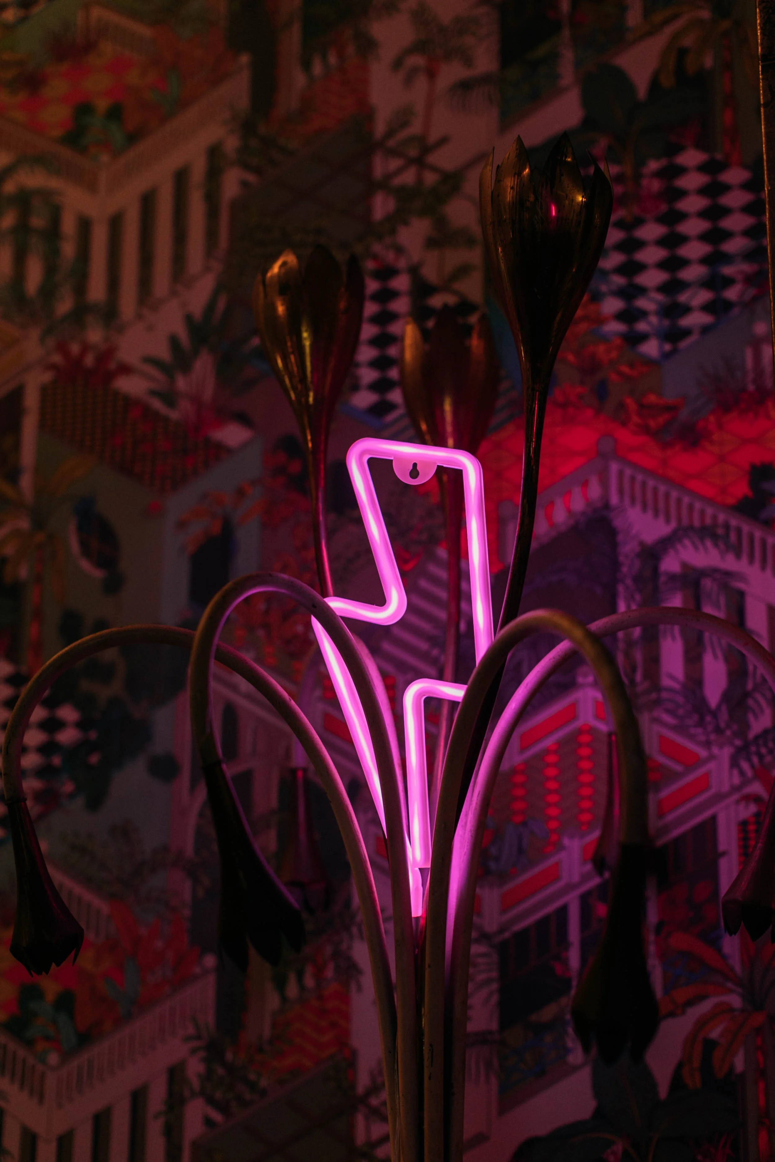 Pink Lightning Neon Sign - Dita Rosted Events Party Vibe London Venue Decor Prop Box.jpg