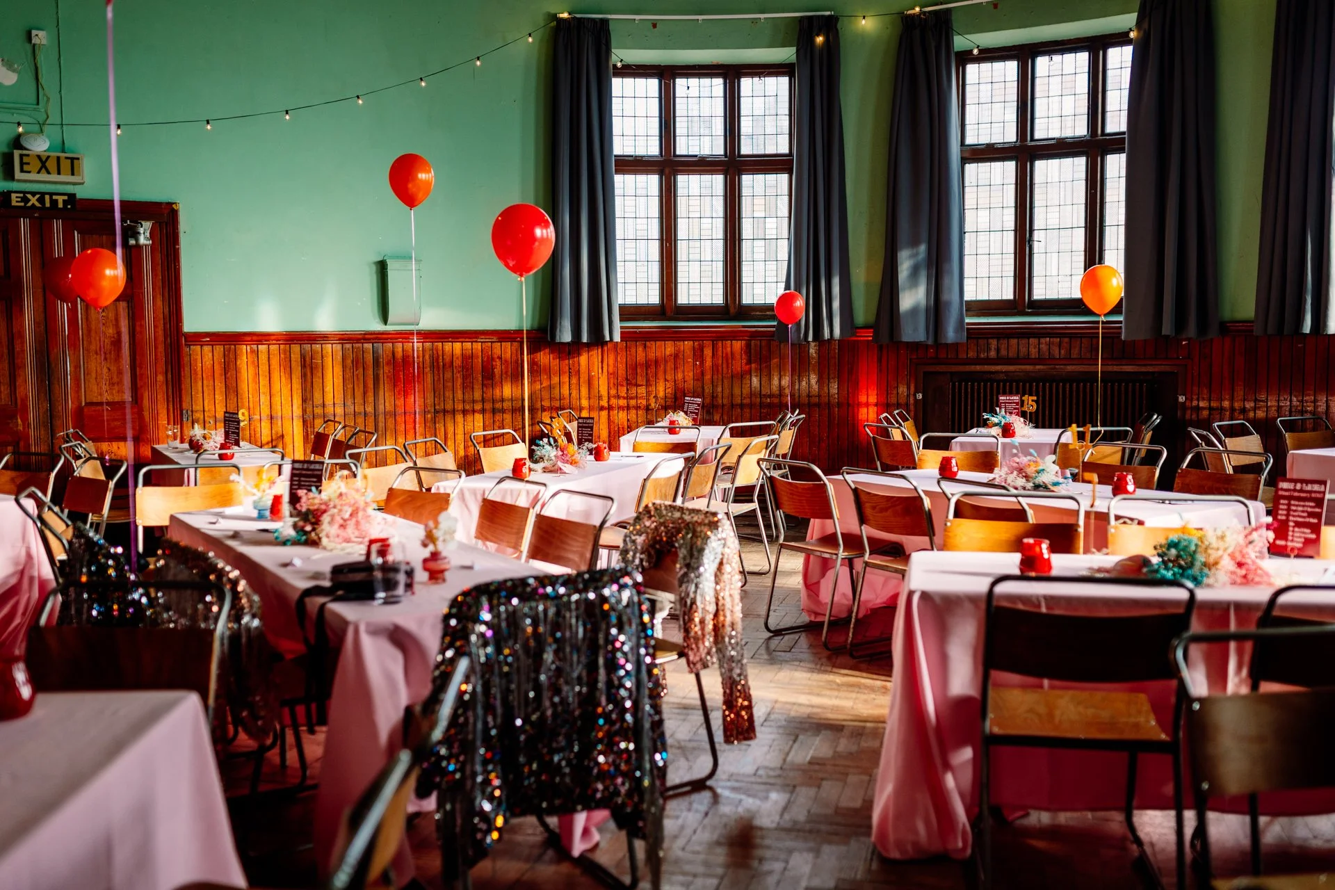 Longfield Hall Wedding Party Styling Dita Rosted Events 