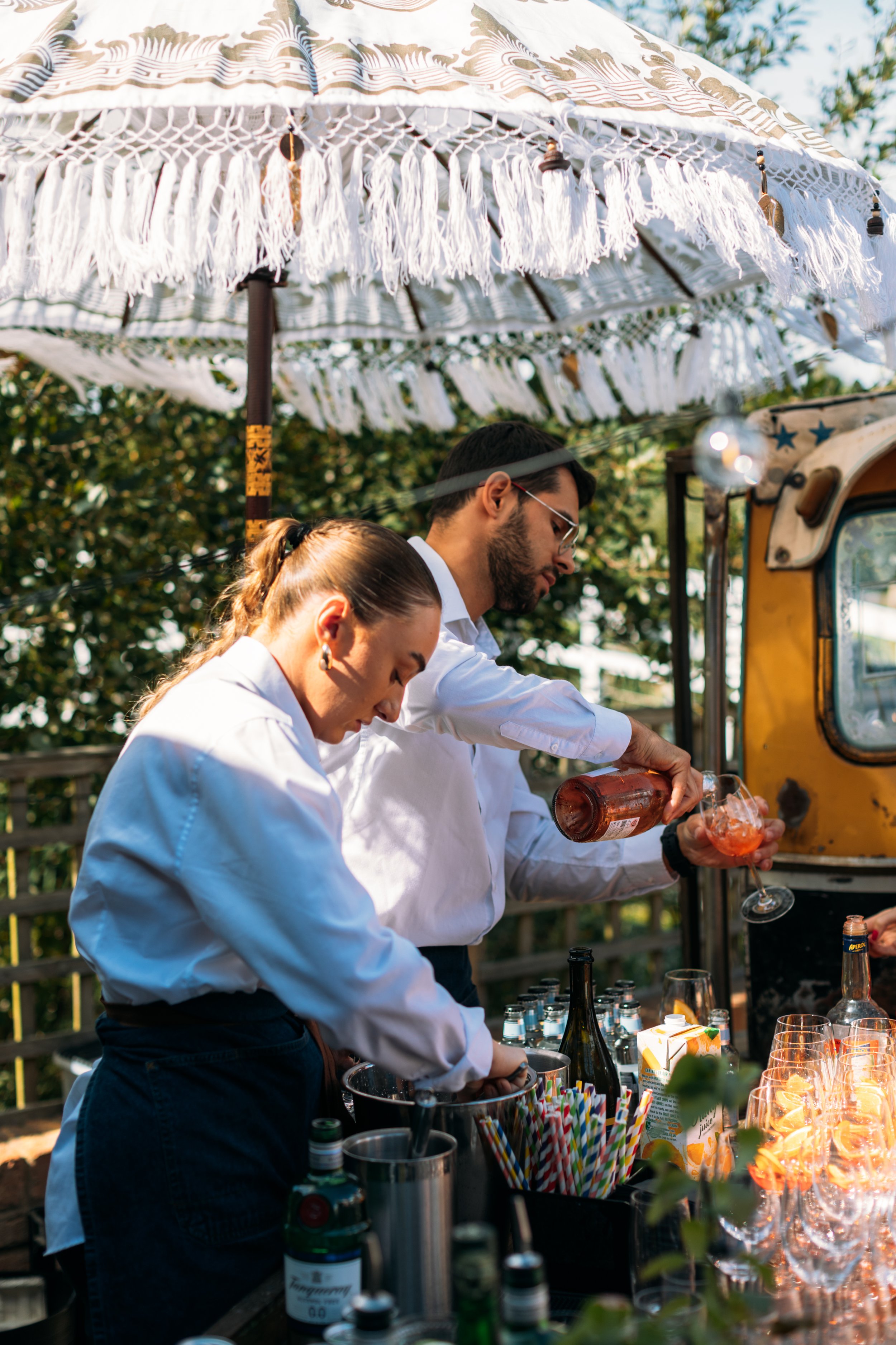 Dita Rosted Events Bar Team The Cherry Barn East Sussex
