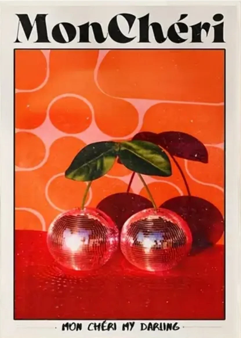 Mon Cheri Retro Wall Poster Dita Rosted Events Design Studio London Wedding Planning.jpg