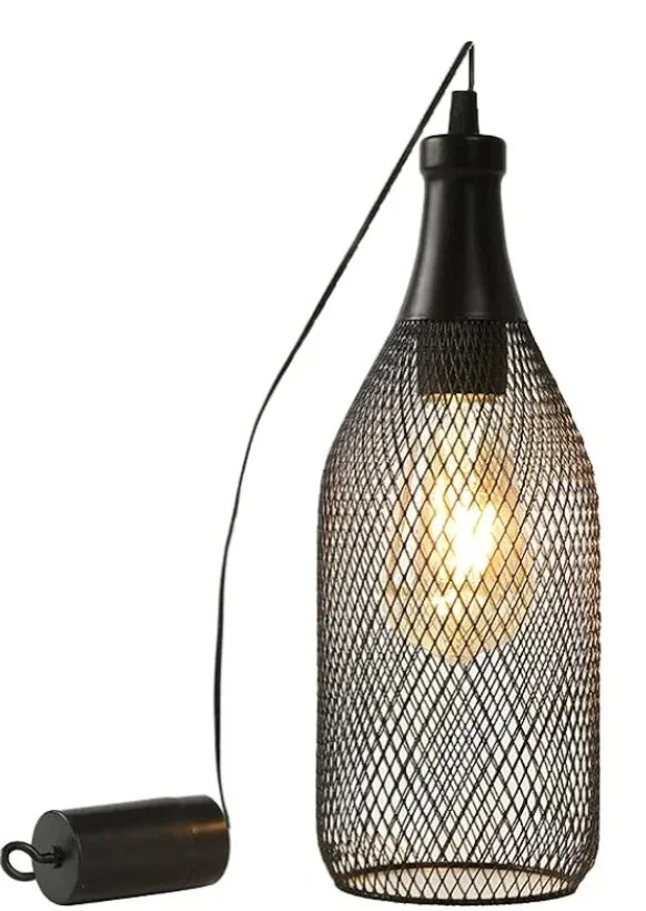 Wire Cage Filament Bulb Pendant Lamp Battery Powered.jpg