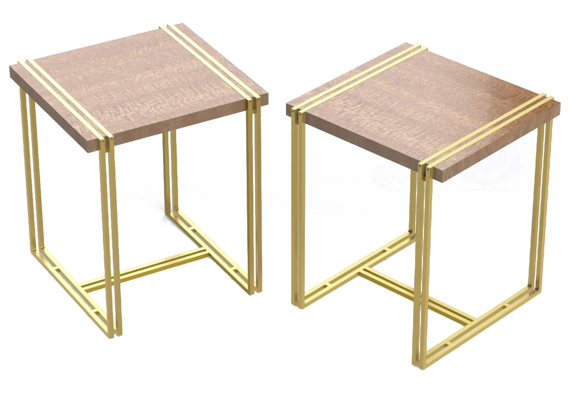 Brass Cafe Table