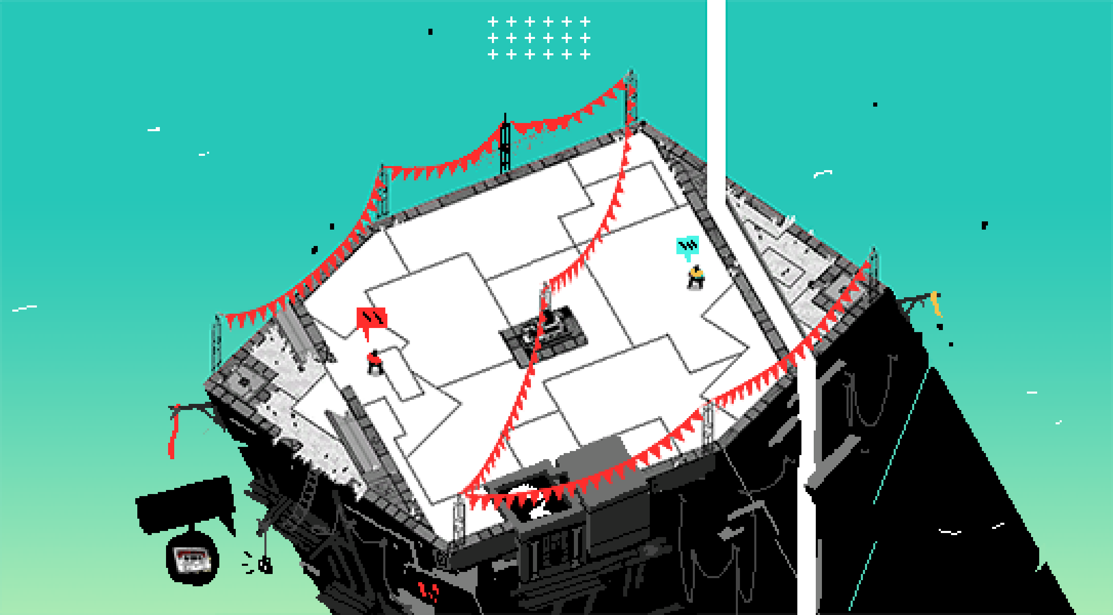 A quick concept from James for BOG's first playable space.