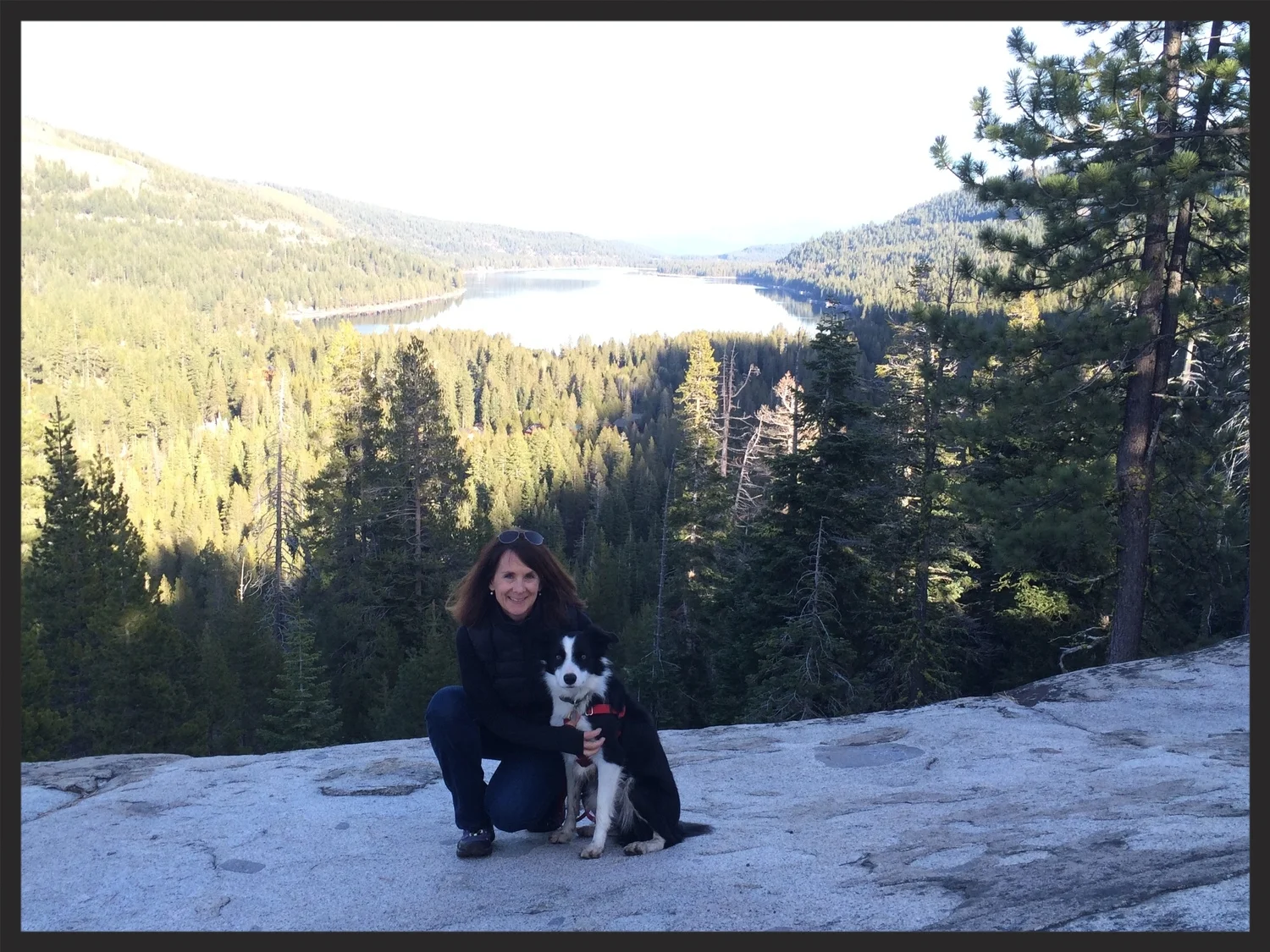 Hiking provides a welcome break from formal training.