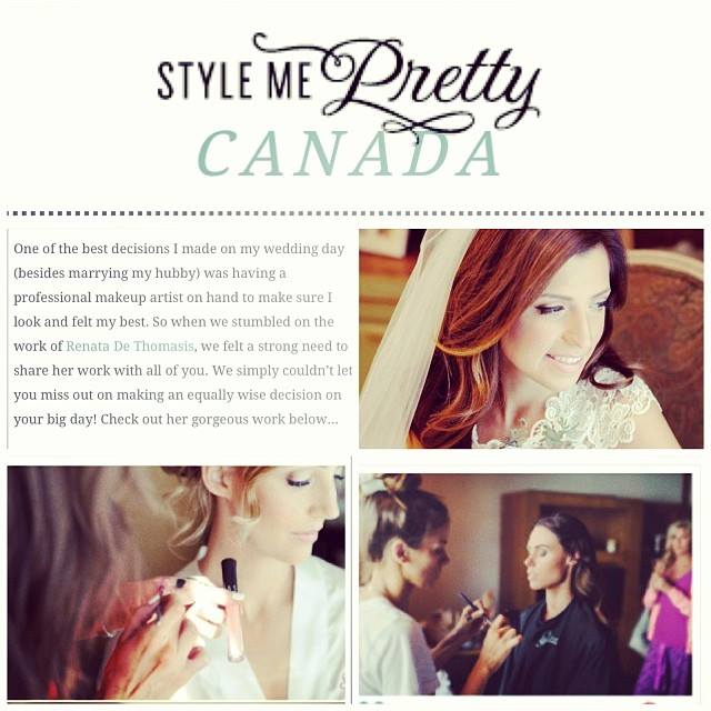 They feature only the most chic and style centric wedding related content, continually discovering new and brilliantly talented vendors, brides with an eye for all things gorgeo us… And they selected us to be featured ! Take a look at their wonderful post about us here ! I could not be more excited to be part of the Style Me Pretty family! 
