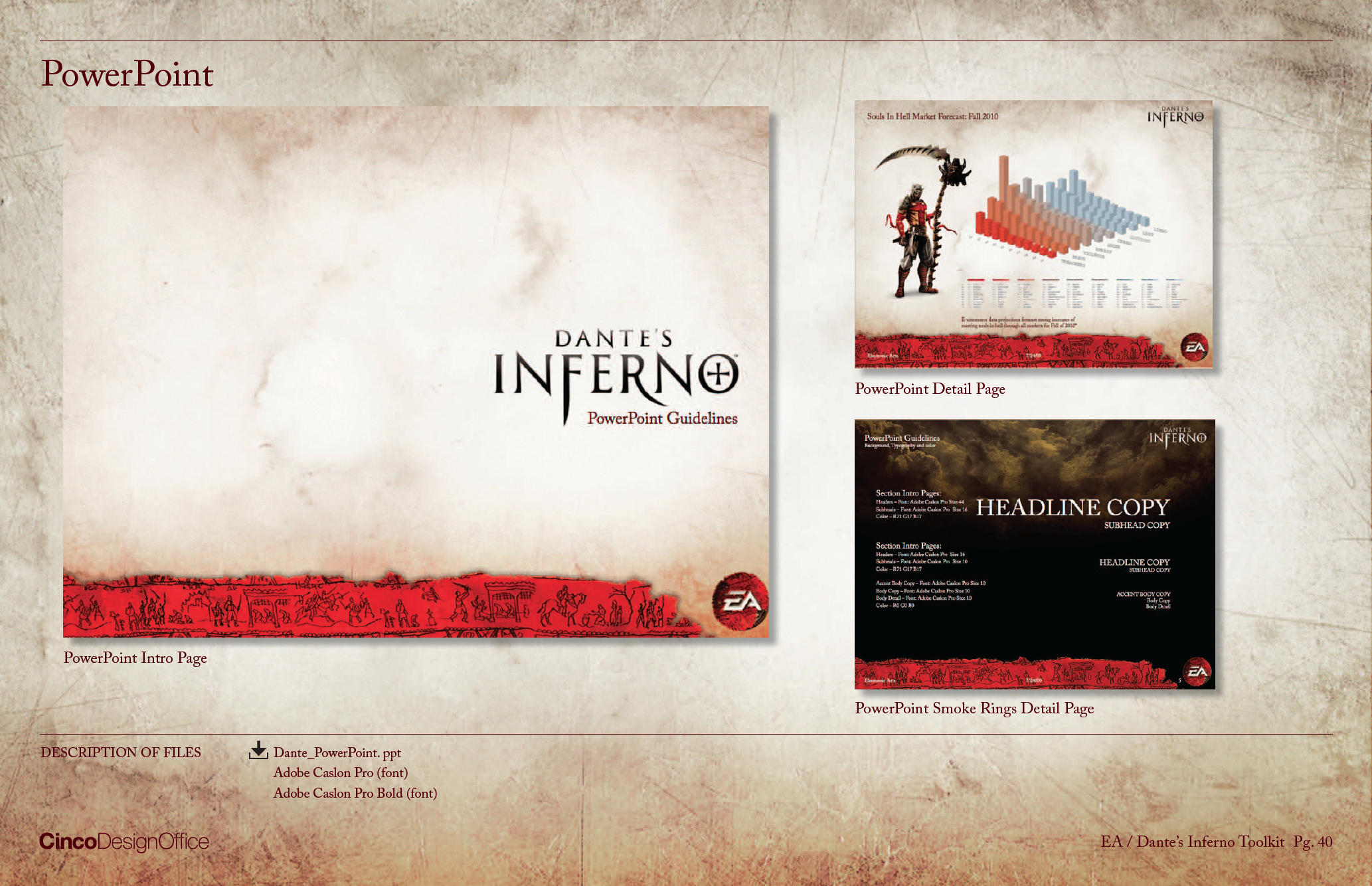 Brand Toolkit: Dante's Inferno —